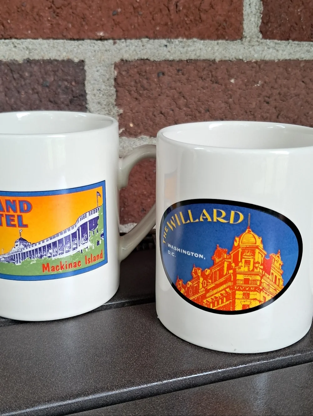Grand American Hotel coffee mugs (4)